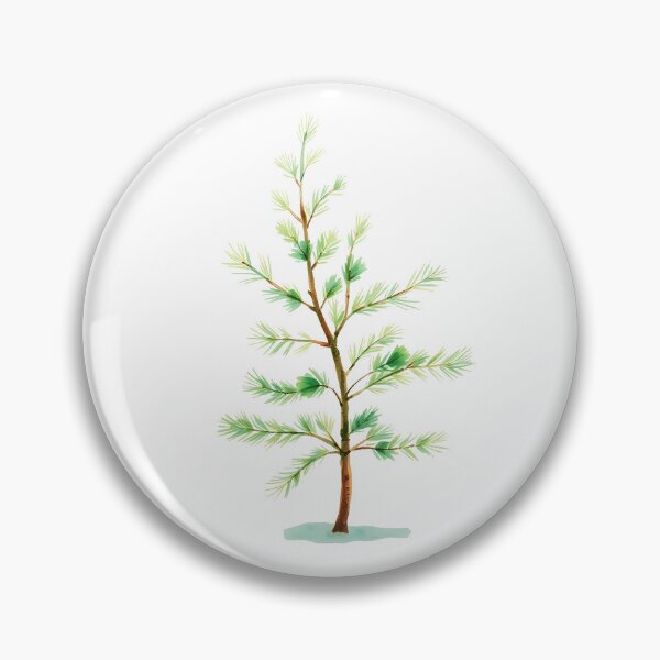 Item preview, Spruce conifer tree plant waterolor aesthetic minimalism nature designed and sold by anrecat.