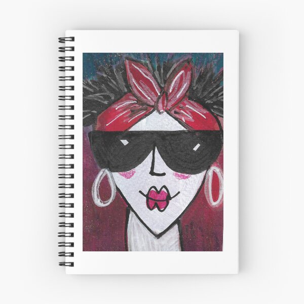 Item preview, Dorothea – Funky Diva Portrait in Mixed Media designed and sold by LisaNewportFAB.