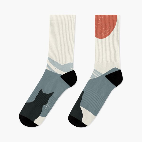 Item preview, Cats Snow Winter Ski designed and sold by MidCenturyStore.
