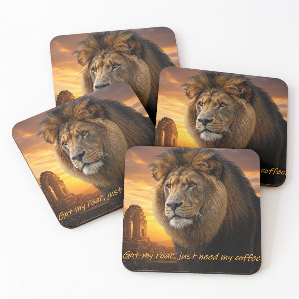 Item preview, Lion Coffee Roar designed and sold by pandainkydreams.