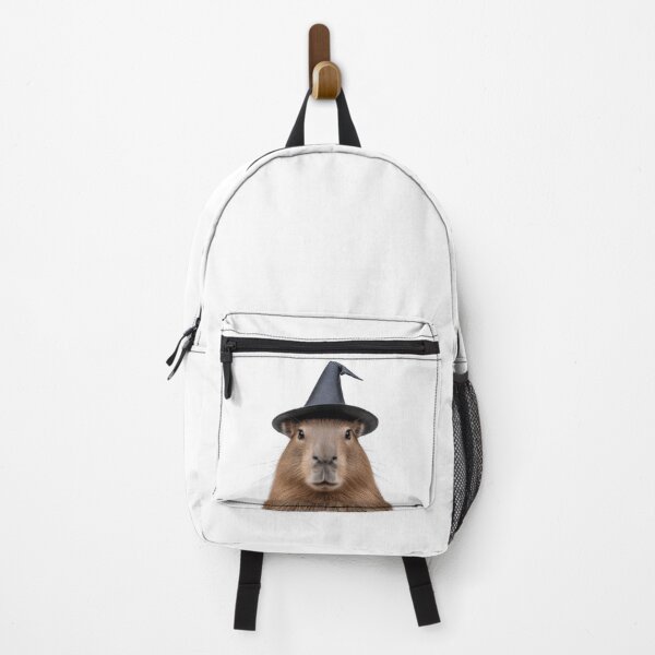 Item preview, Capybara Wearing Halloween Witch Hat designed and sold by LazyOwlStore.