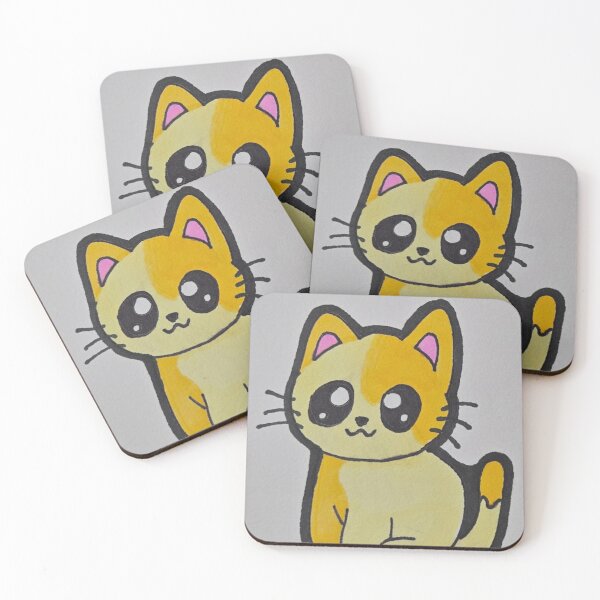 Item preview, chibi kitty designed and sold by Trusty Treasures.