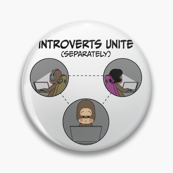 Item preview, Introverts Unite (Separately) designed and sold by Ilustraton.