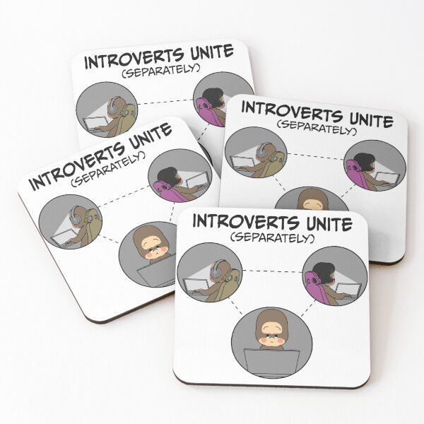 Item preview, Introverts Unite (Separately) designed and sold by Ilustraton.