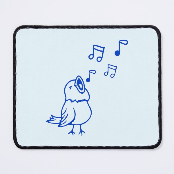Item preview, Music notes singing bird sparrow sings chirps fun designed and sold by shirt-o-mat.