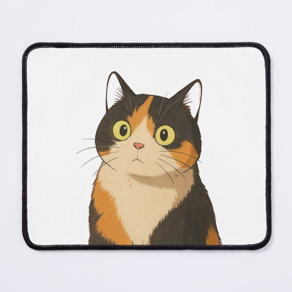 Item preview, Ghibli-style tricolor cat designed and sold by Renartdesign.