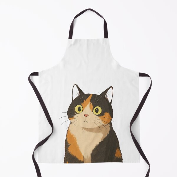 Item preview, Ghibli-style tricolor cat designed and sold by Renartdesign.