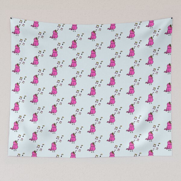 Item preview, Music notes singing bird sparrow sings chirps fun designed and sold by shirt-o-mat.