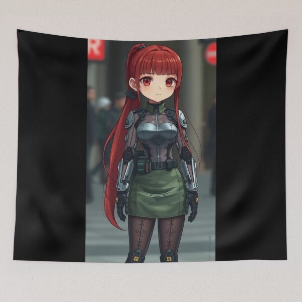 Item preview, Army Girl Manga Style designed and sold by e-not-shop.