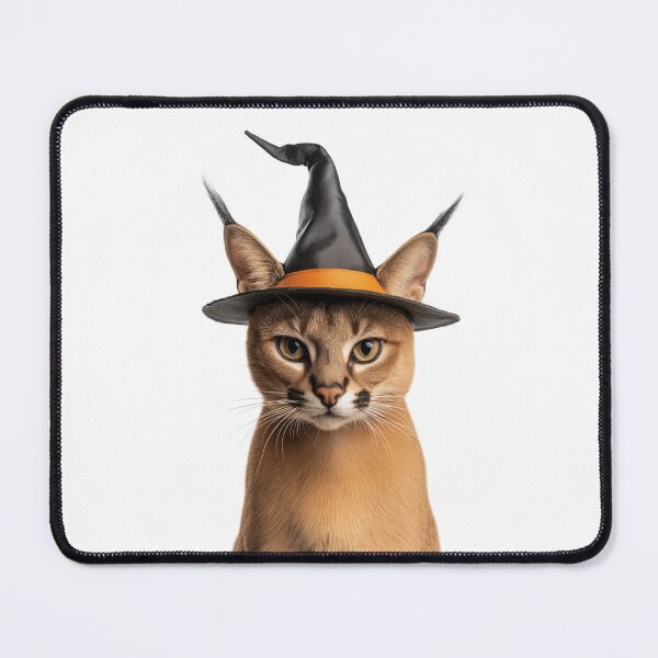 Item preview, Caracal Wearing Halloween Witch Hat designed and sold by LazyOwlStore.
