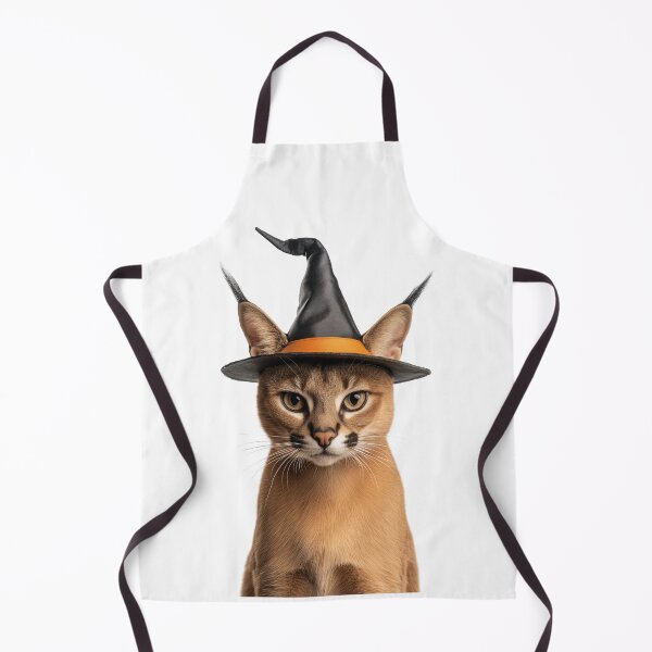 Item preview, Caracal Wearing Halloween Witch Hat designed and sold by LazyOwlStore.