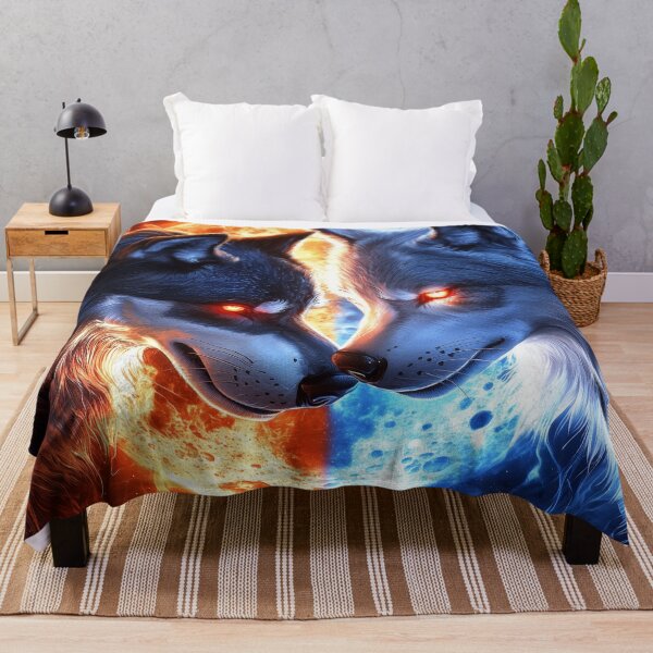 Item preview, Fire and Ice Wolves designed and sold by silp159.