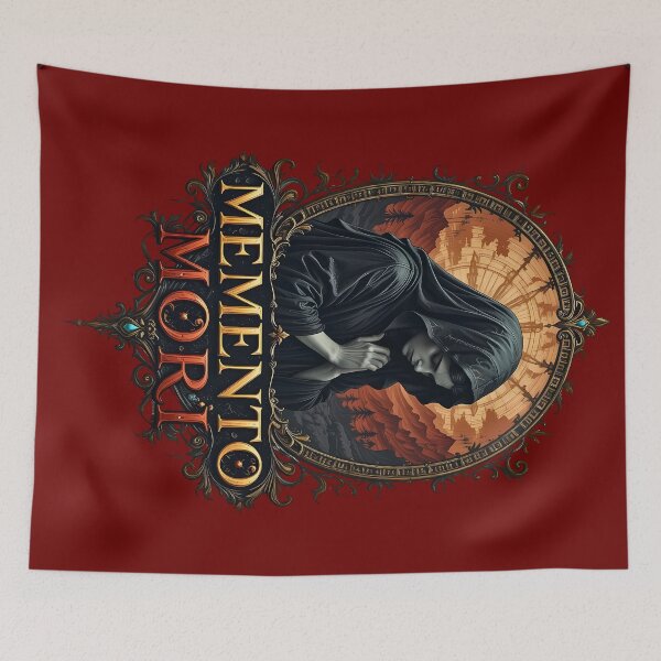 Item preview, Memento Mori Sacred Gothic Dark Lady Aesthetic Poster designed and sold by BorgSpareParts.