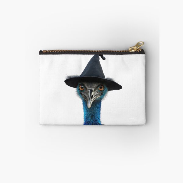 Item preview, Cassowary Wearing Halloween Witch Hat designed and sold by LazyOwlStore.