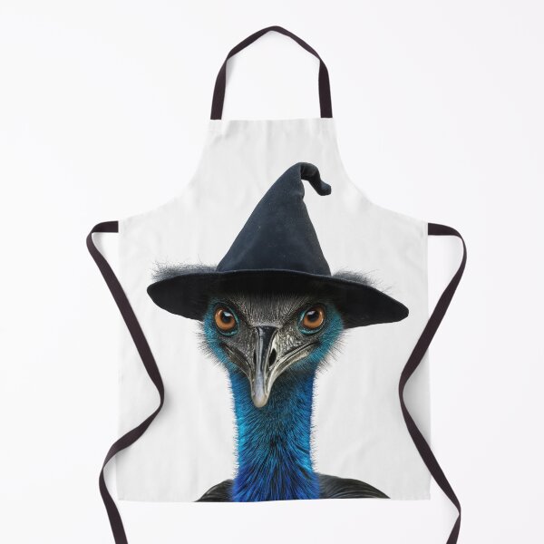 Item preview, Cassowary Wearing Halloween Witch Hat designed and sold by LazyOwlStore.