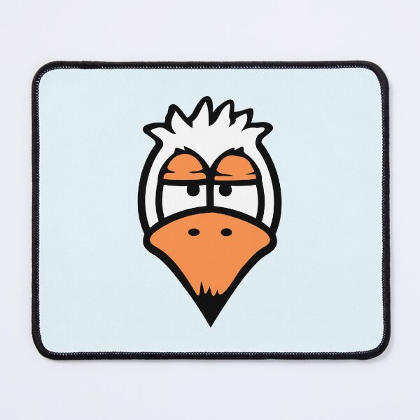 Item preview, Bird looks funny annoyed tired angry frustrated designed and sold by shirt-o-mat.