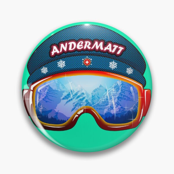 Item preview, Andermatt Switzerland ski goggles designed and sold by studioss76.