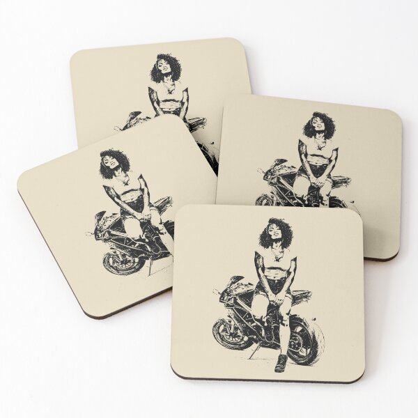 Item preview, Girls and Bikes – Ink Series #2 designed and sold by SteadyRolling.