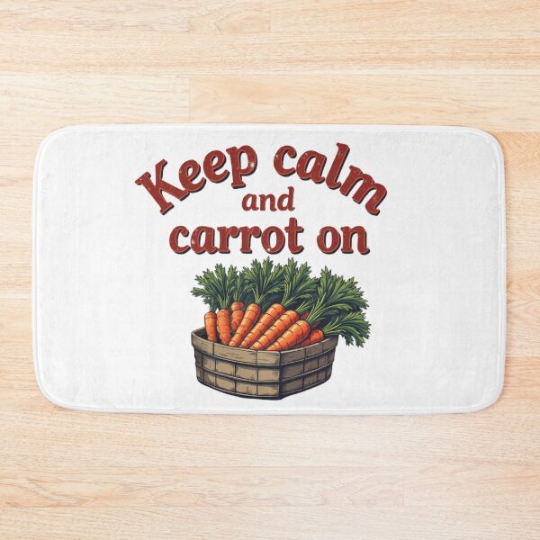Item preview, Keep Calm and Carrot On | Retro Vintage T-Shirt | Farm Fresh Aesthetic designed and sold by bannzy.