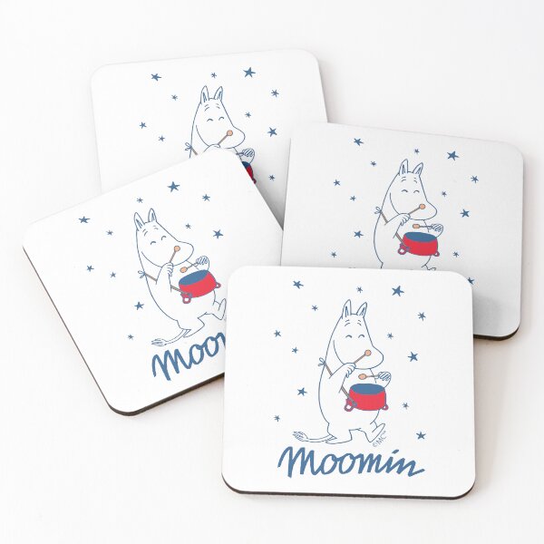Item preview, Moomin Moomintroll Drumming Independence designed and sold by MoominStore.