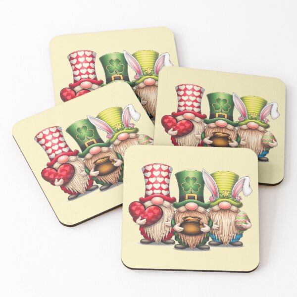 Item preview, Happy Valentine Day, Happy St. Patrick Day, and Happy Easter designed and sold by DBM Photo Art 1.