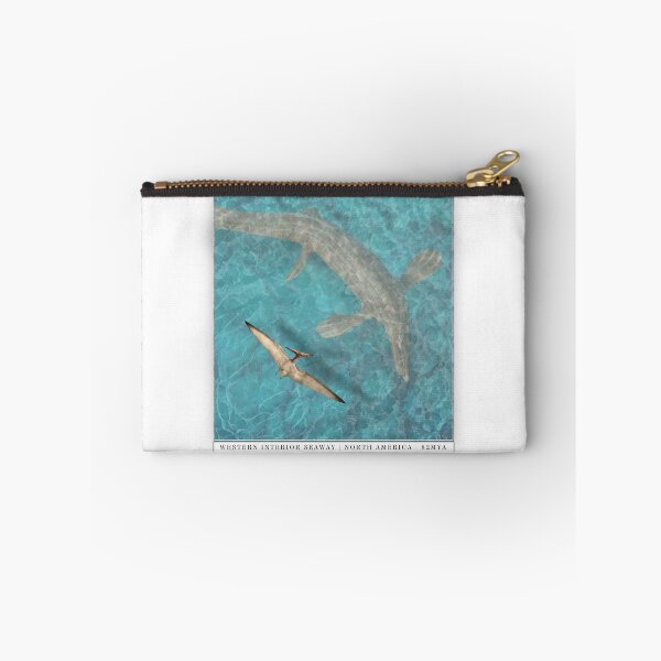 Item preview, Western Interior Seaway Fossil Museum style graphic Pteranodon and Mosasaur 90s 2000s style  designed and sold by The Paleo shop ..