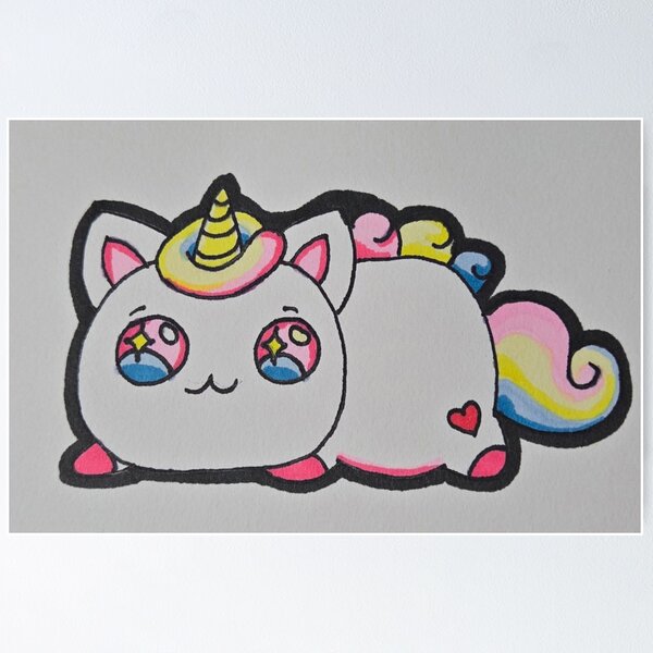 Artikel-Vorschau von Chibi Unikitty, designt und verkauft von Trusty Treasures.