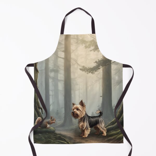 Item preview, Yorkshire Terrier Forest Friend designed and sold by NikkiBear67.