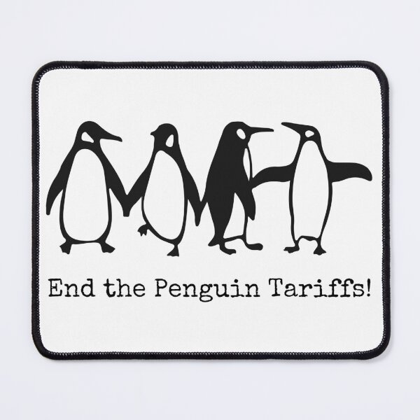 Item preview, End the Penguin Tariffs, Funny Political, Democrat, Protest Rally, Mom designed and sold by toongstudio.