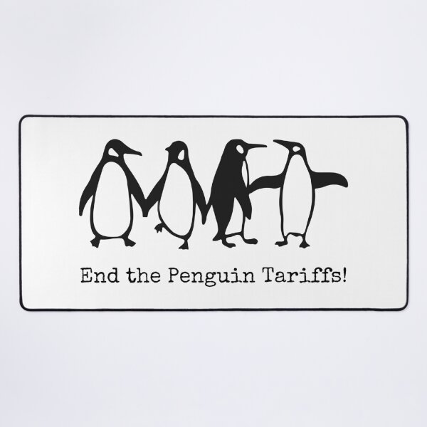Item preview, End the Penguin Tariffs, Funny Political, Democrat, Protest Rally, Mom designed and sold by toongstudio.