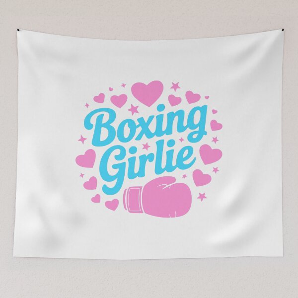 Item preview, Boxing Girlie! Pink Boxing designed and sold by PMCreative.