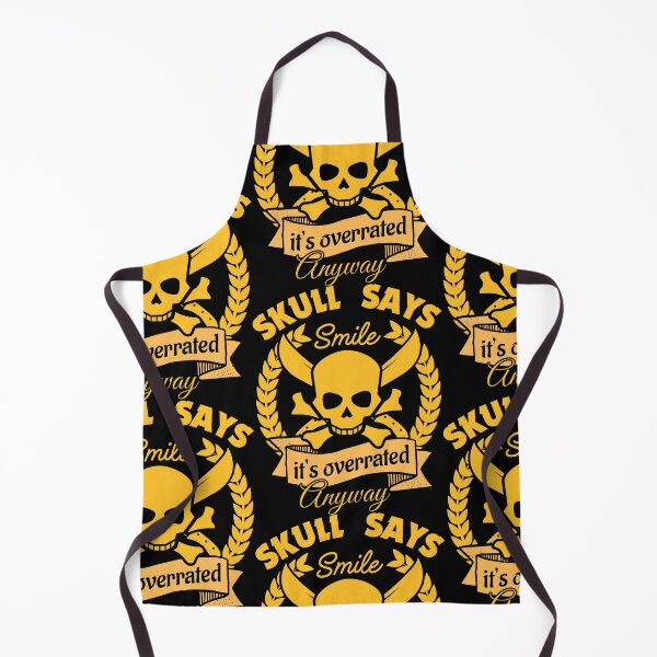 Item preview, Skull Says Smile Among Amber Shadows And Steel designed and sold by SplashTastic.