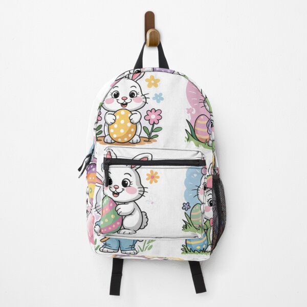 Item preview, Cute Easter Bunny Sticker Set | Pastel Spring Rabbits with Eggs & Bows #3 designed and sold by Reugba.