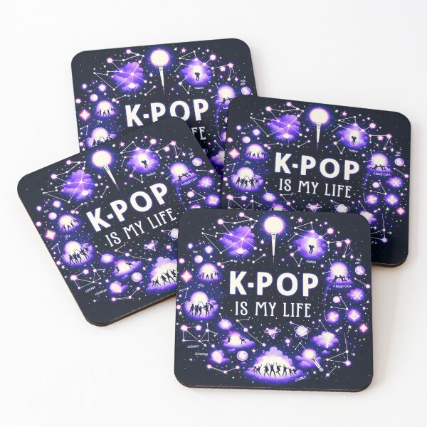 Item preview, K-pop Is My Life Echoing Through the Universe designed and sold by Fantabulous.