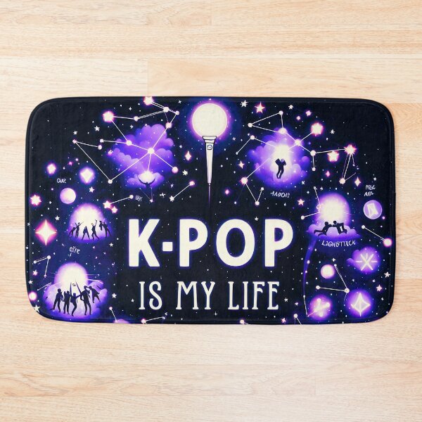 Item preview, K-pop Is My Life Echoing Through the Universe designed and sold by Fantabulous.