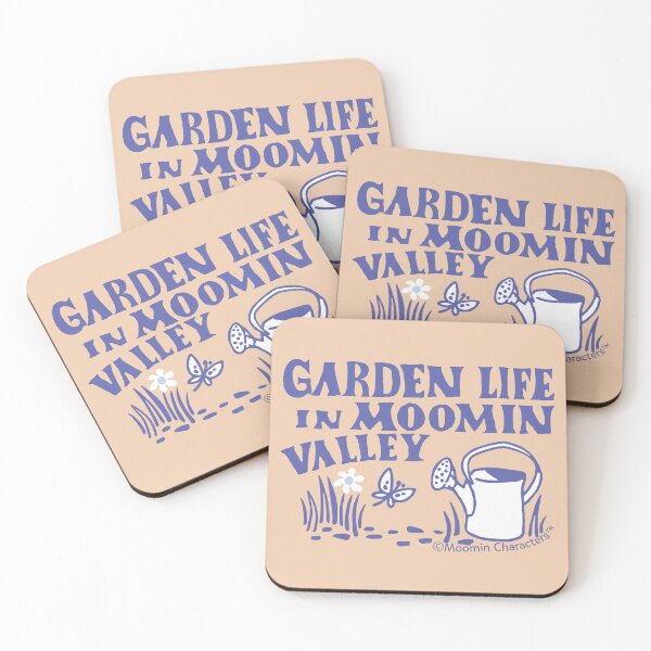 Item preview, Moomin Garden Life Watering Can Blue Print designed and sold by MoominStore.