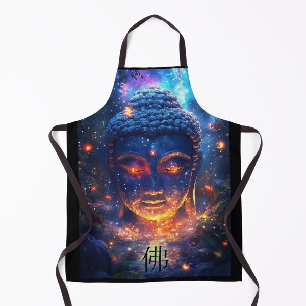 Item preview, Buddha In Glowing Forest Religious Quote Art designed and sold by TheArtistOf2022.