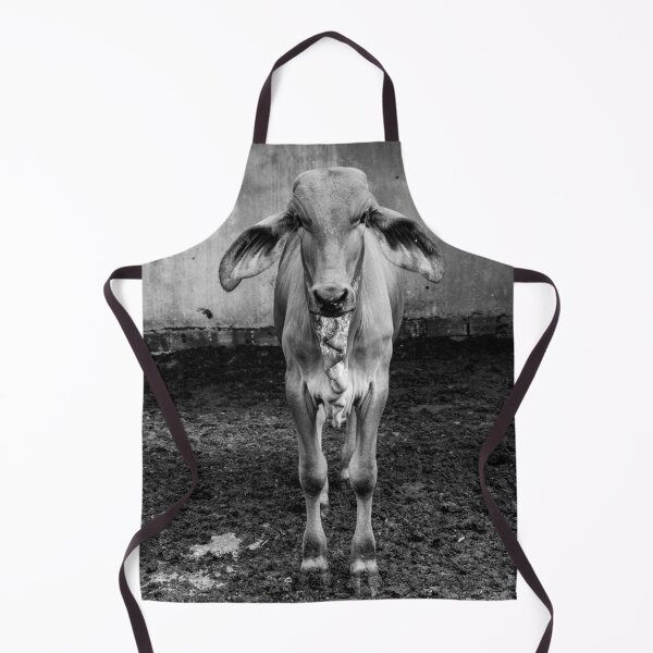 Item preview, calf with big ears, black and white designed and sold by felipequeiroz.