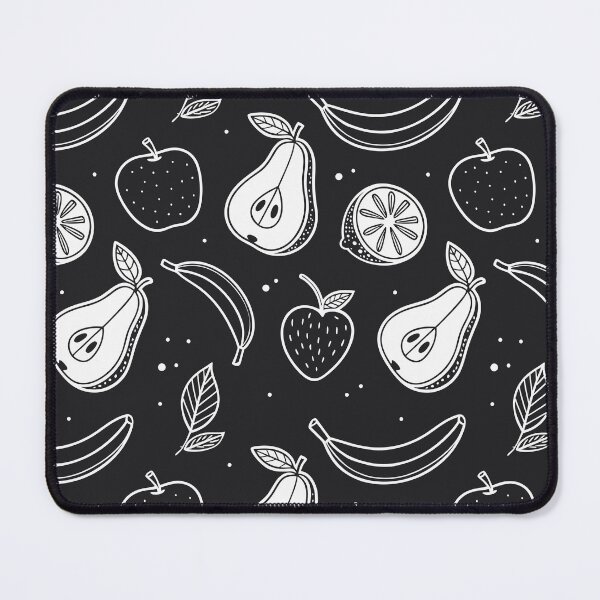 Item preview, Abstract Fruit Illustration – Minimal Black and White Pattern designed and sold by ThatBBStore.