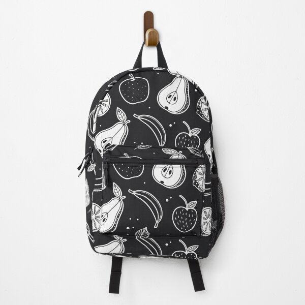 Item preview, Abstract Fruit Illustration – Minimal Black and White Pattern designed and sold by ThatBBStore.