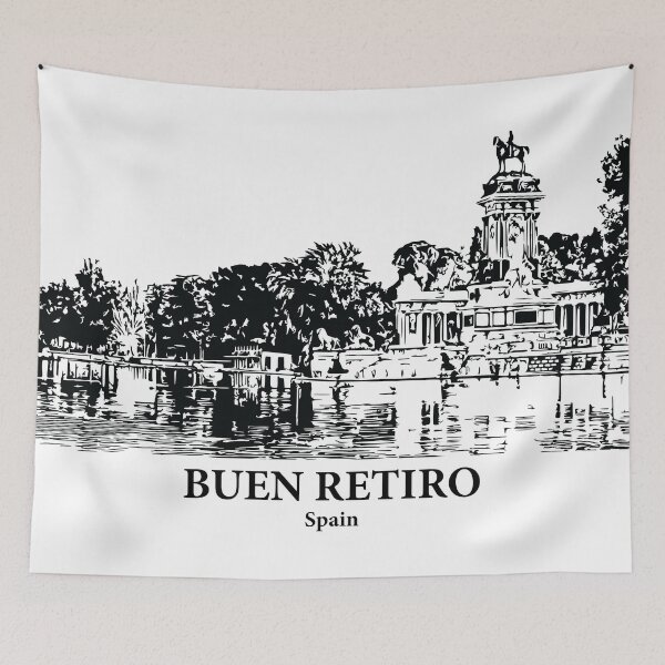 Item preview, Buen Retiro - Spain designed and sold by Lakeric Cityscapes.
