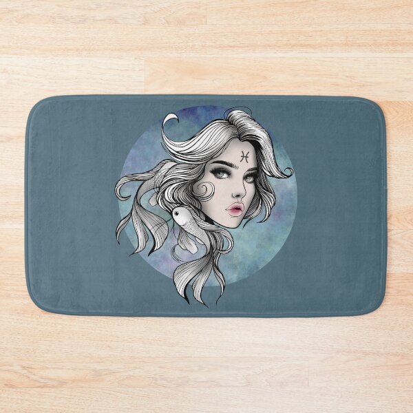 Item preview, Marina the Pisces - Stormy Blue designed and sold by MaryAura.
