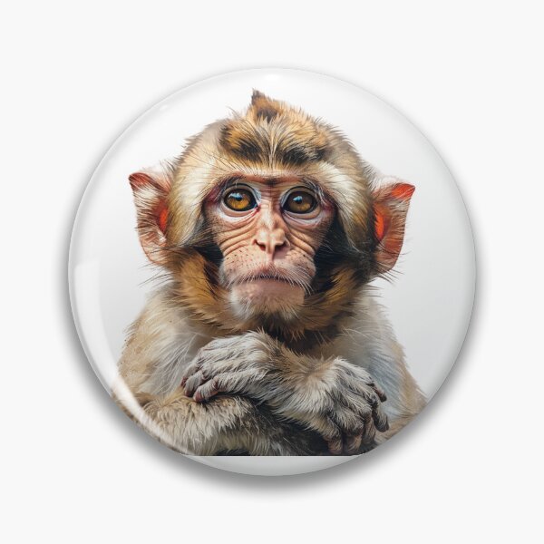 Item preview, Cute monkey designed and sold by Stickermagician.