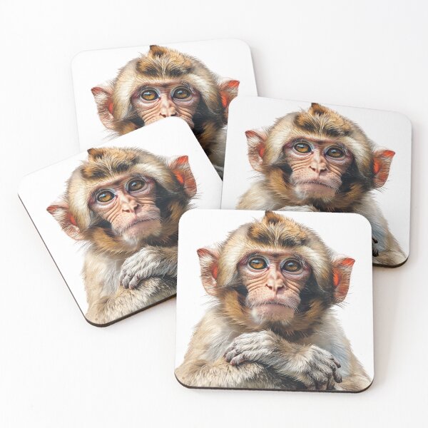 Item preview, Cute monkey designed and sold by Stickermagician.