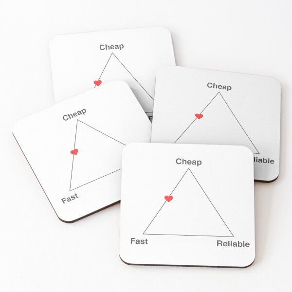 Item preview, You Can Only Pick Two – Design Triangle Trade-off designed and sold by LinearForm.