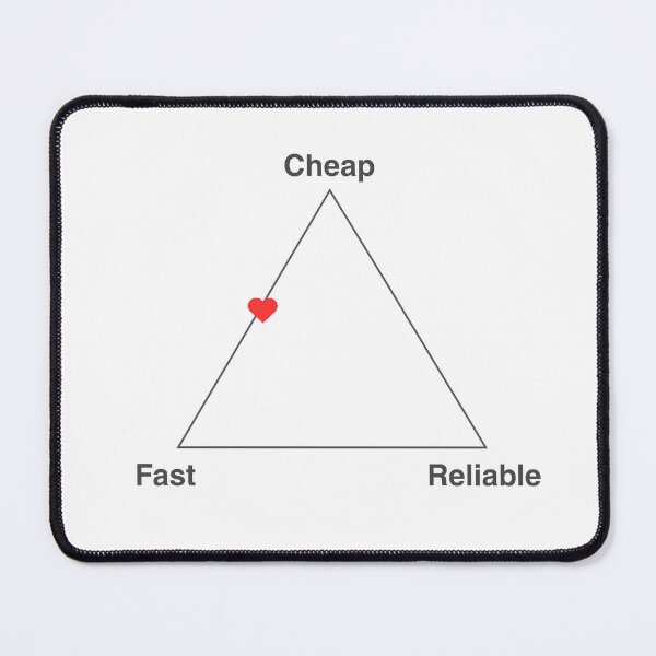Item preview, You Can Only Pick Two – Design Triangle Trade-off designed and sold by LinearForm.