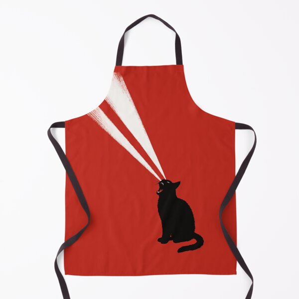 Item preview, Laser Cat – Abstract Cat Shooting Beams | Minimalist Surreal Art for Cat Lovers designed and sold by Print-Zoo.