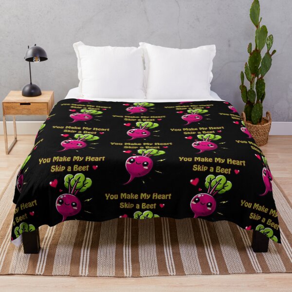 Item preview, You Make My Heart Skip a Beet – Cute Kawaii Vegetable Love Pun designed and sold by Dantin.