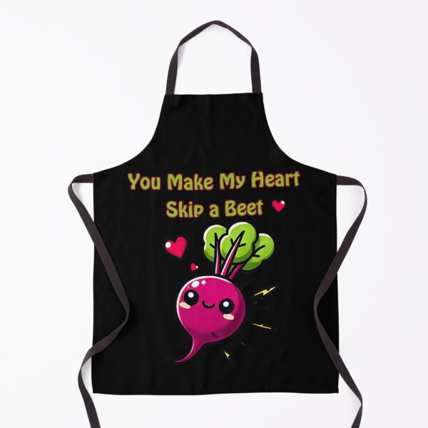 Item preview, You Make My Heart Skip a Beet – Cute Kawaii Vegetable Love Pun designed and sold by Dantin.