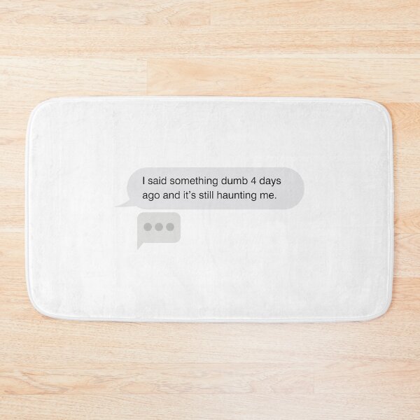 Item preview, iPhone text bubble message style - Funny, Humor, Anxiety and Overthinking designed and sold by mimiscreativity.